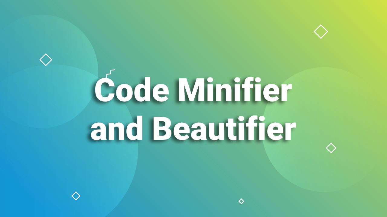 Code Minifier and Beautifier