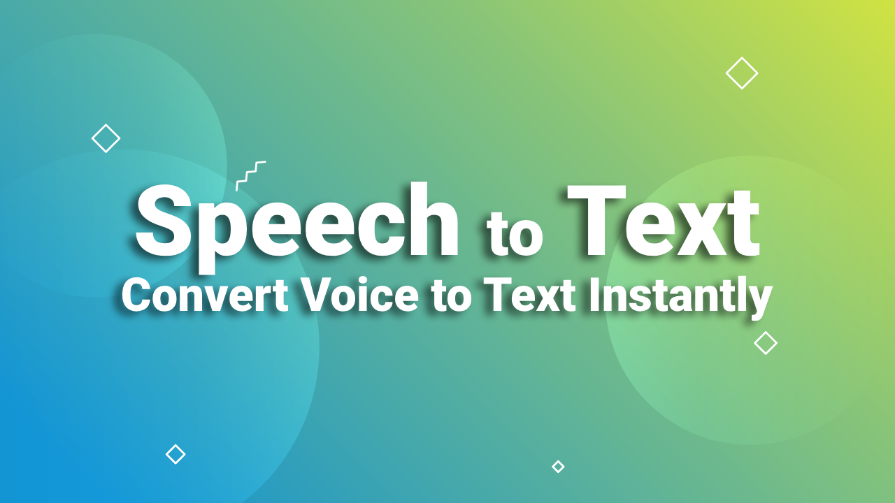 Speech to Text Tool – Convert Voice to Text Instantly - Rolol